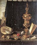 CLAESZ, Pieter Still-life with Great Golden Goblet fg USA oil painting artist